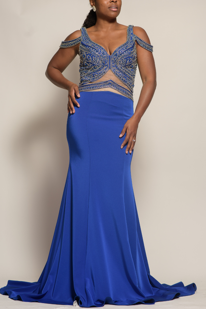 Royal Beaded Detail Formal