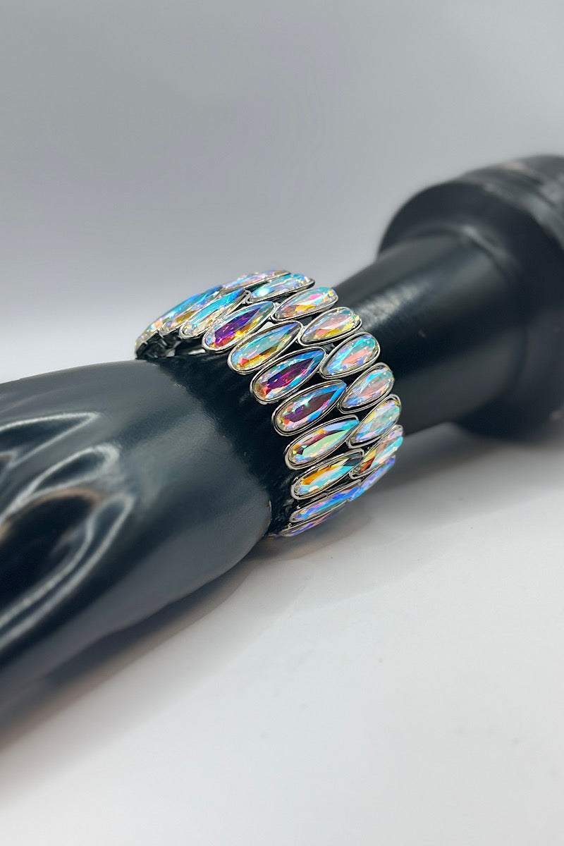 Bracelet- Silver Iridescent Collection 3