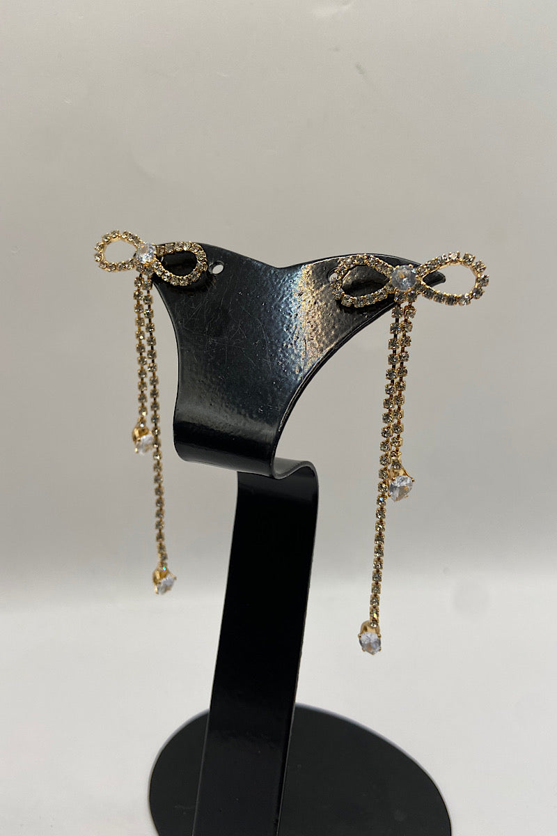 Earring- Gold Clear Collection 19