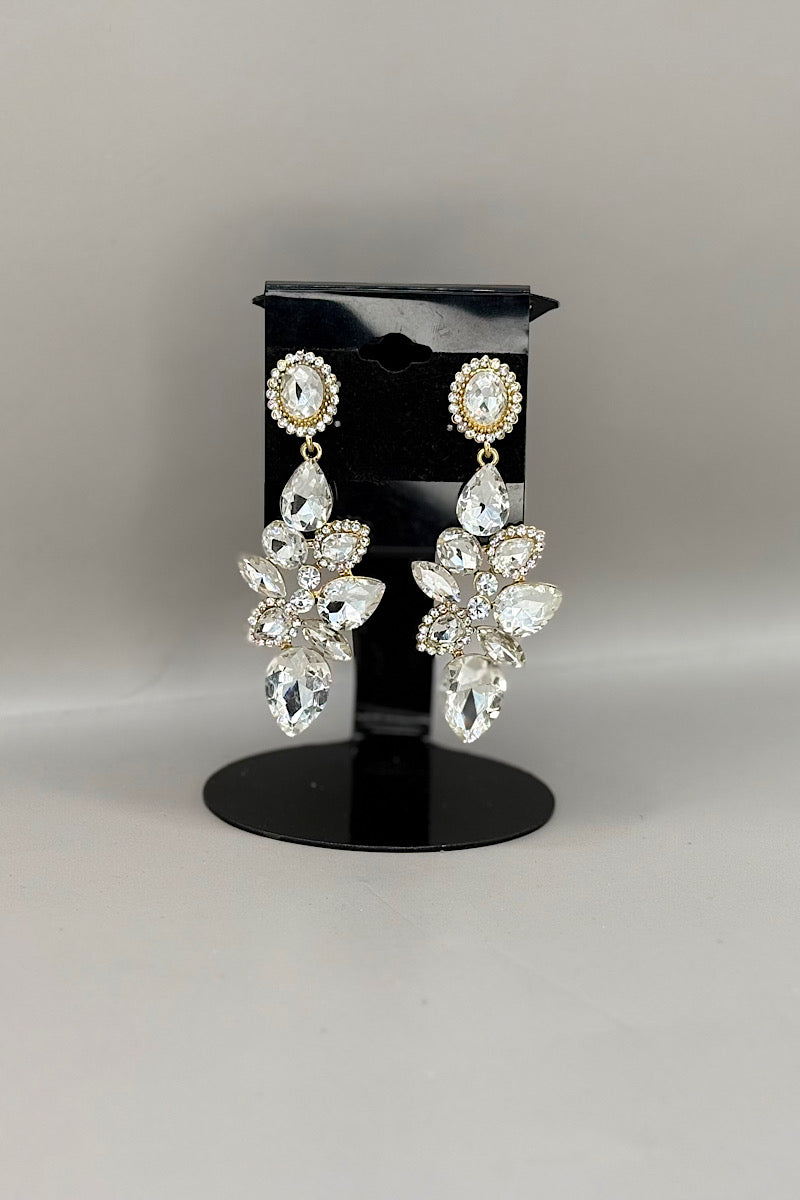 Earring- Gold Clear Collection
