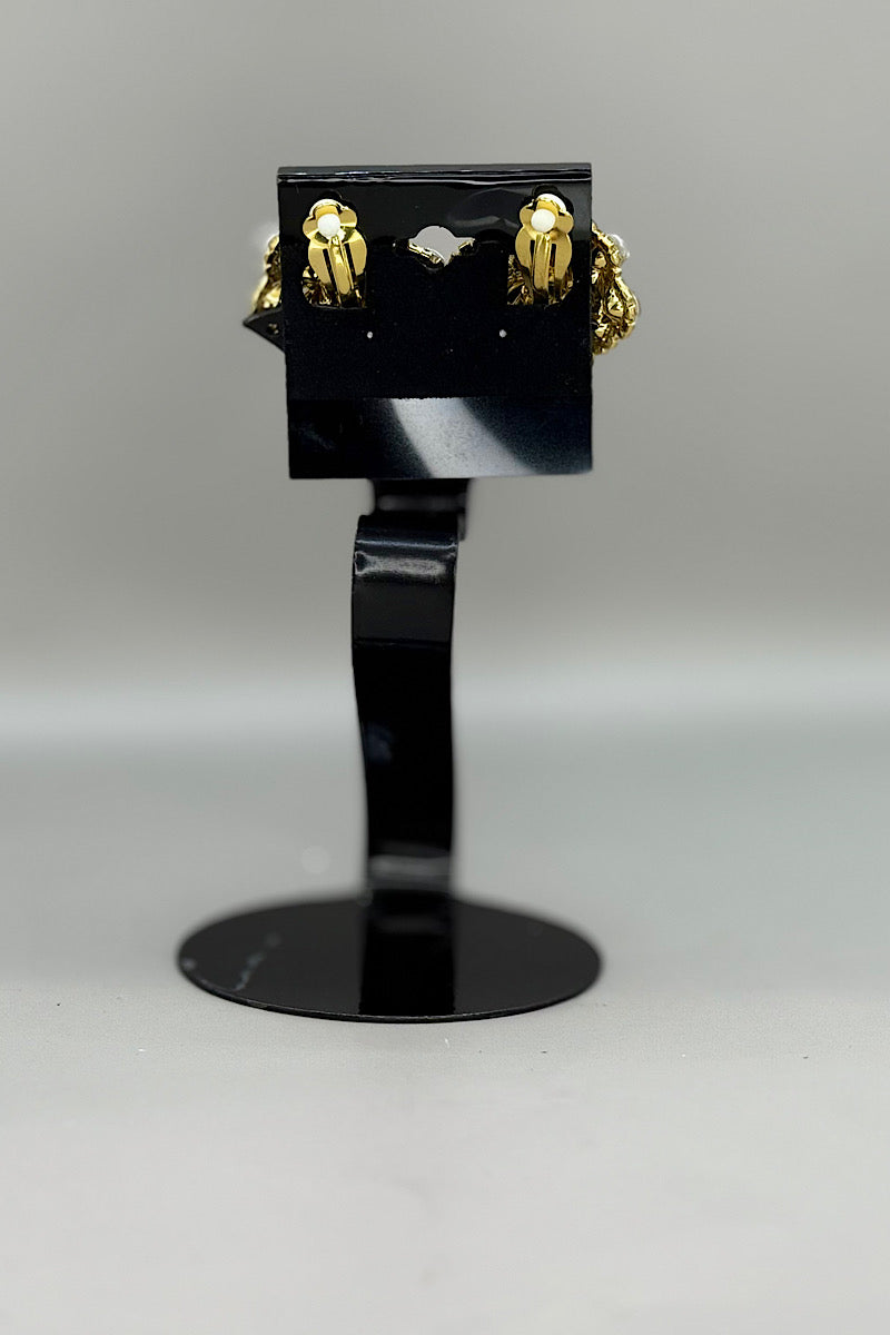 Earring- Gold Clear Collection