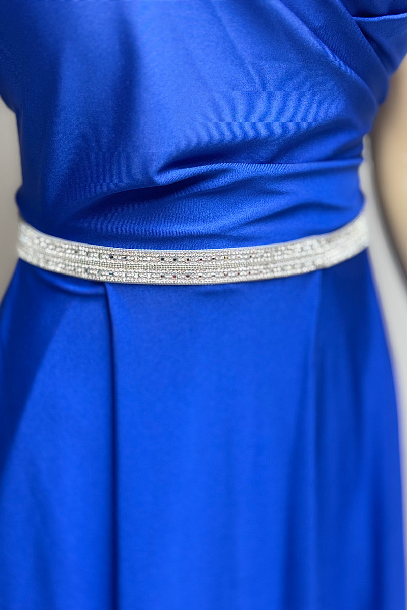 Rhinestone Belt Midi