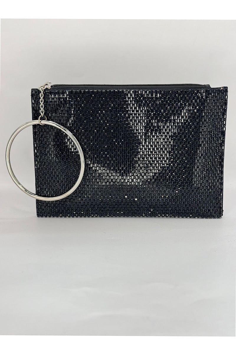 Flat Shimmer Hand Bag