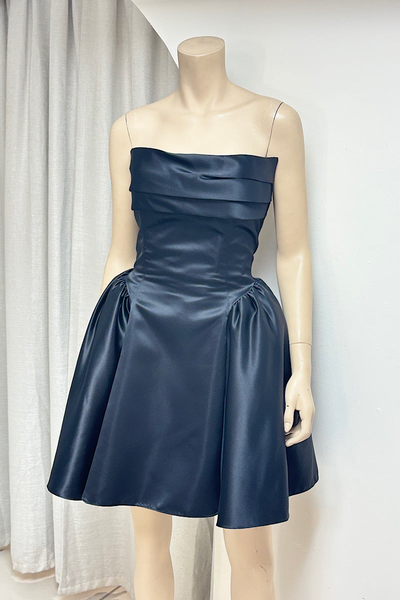 Sleeveless Baby-Doll Mini Formal Dress