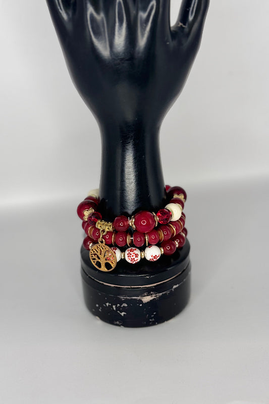 Bracelet Set- Red Collection 2