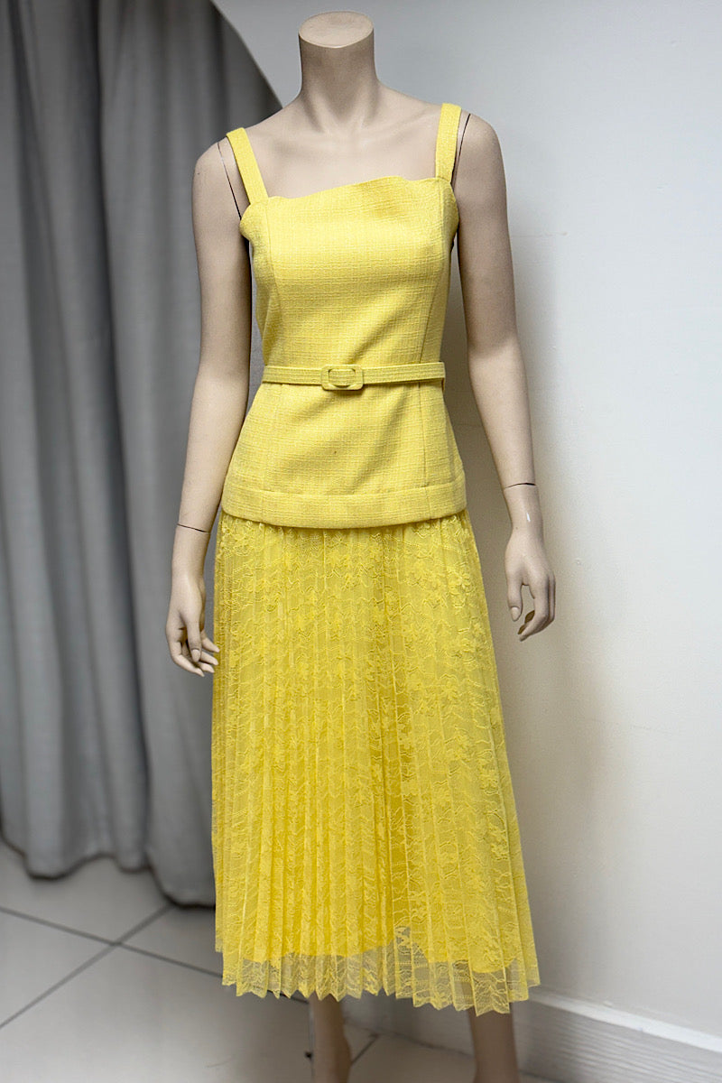 Lace Flutter Bottom Dress