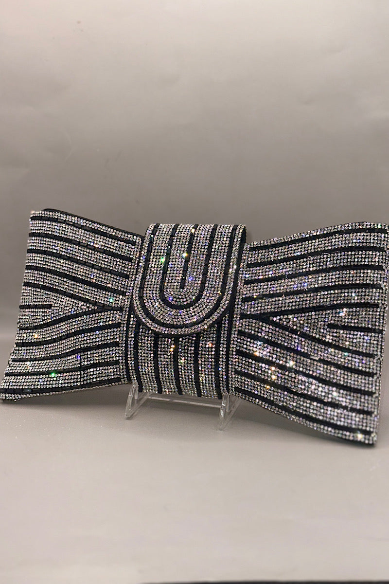 Rhinestone Bow Bag