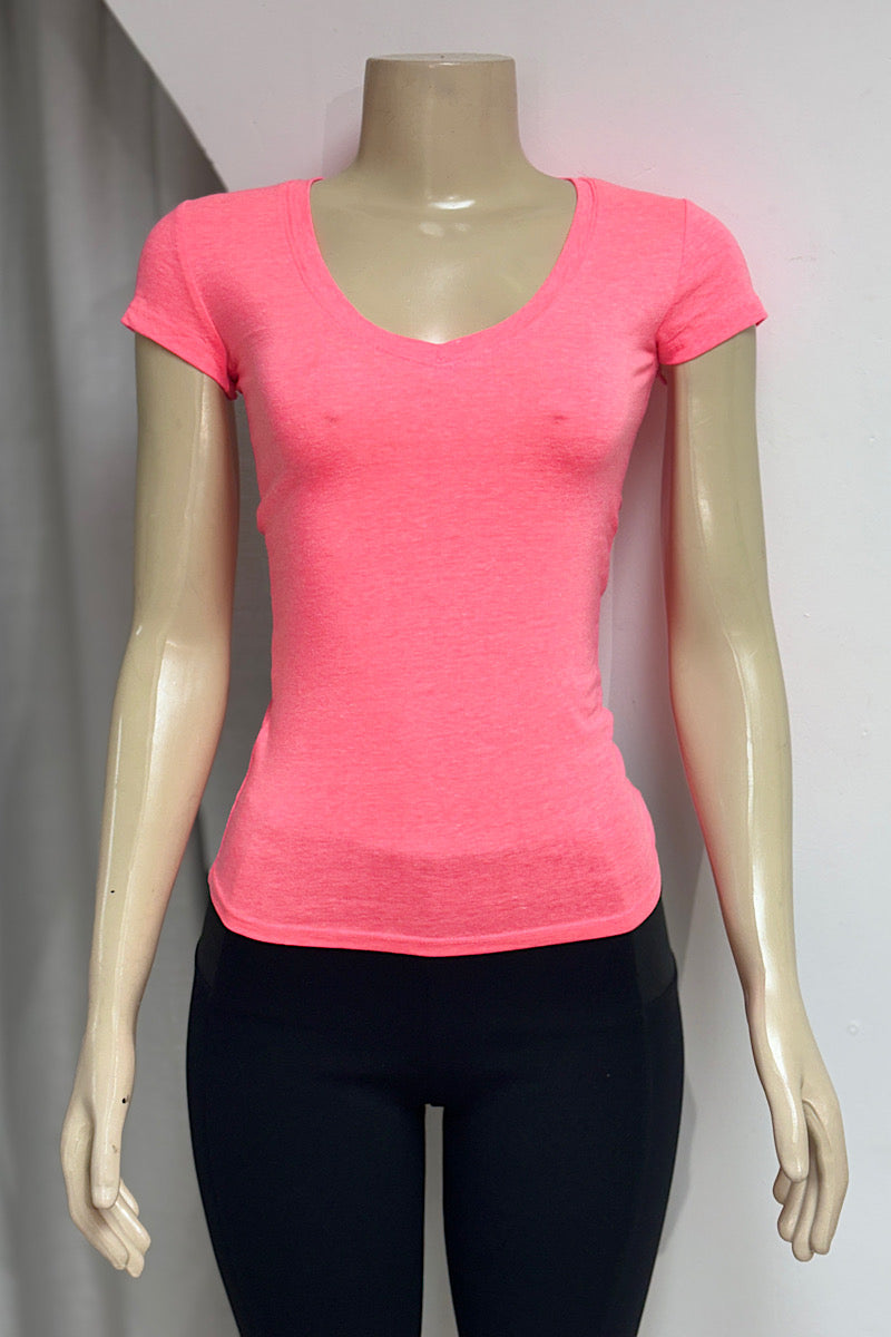 Short Sleeve V-Neck T-Shirt