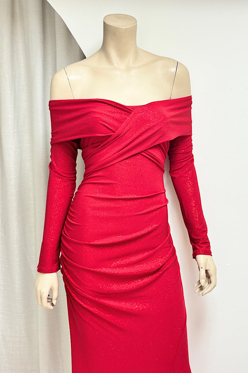 Shimmer Criss Cross Formal