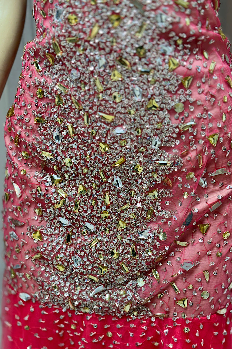 Sparkled Tube Formal Dress