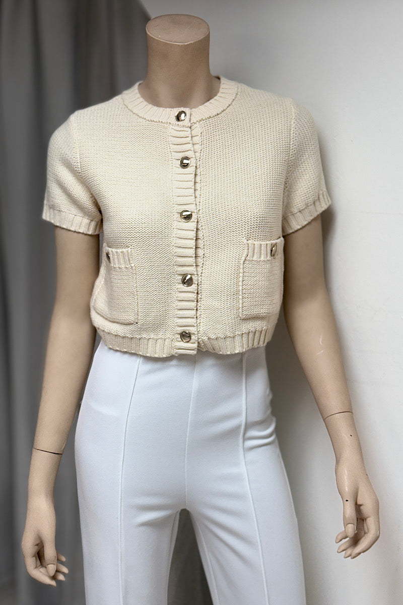 Knitted Crop-Top