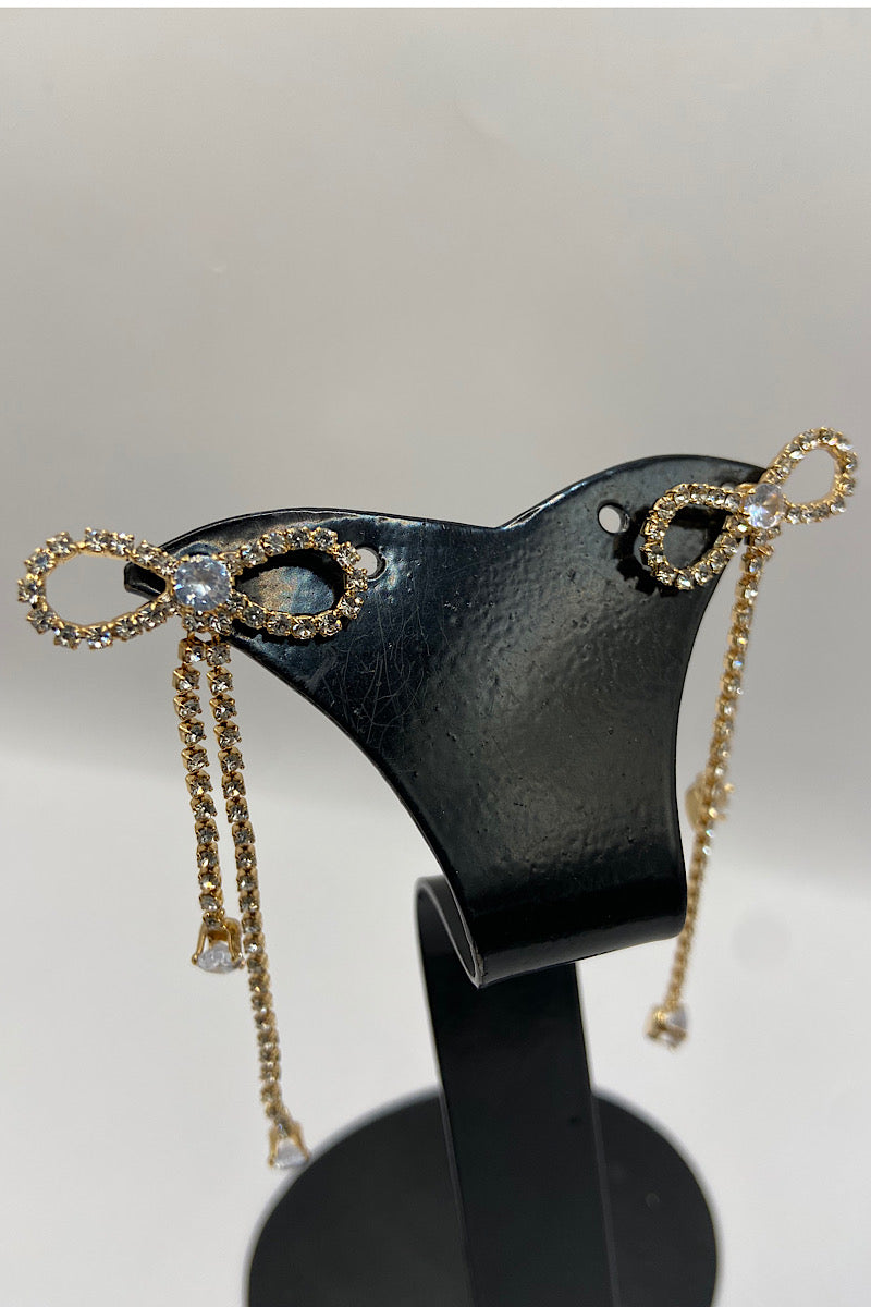 Earring- Gold Clear Collection 19