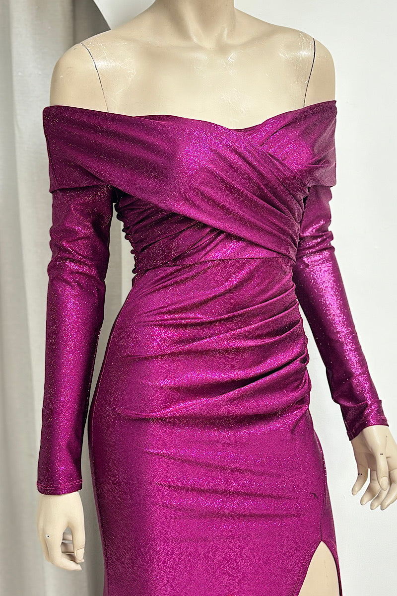 Shimmer Long Sleeve Formal