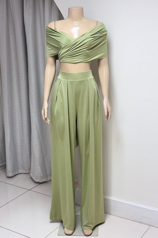 Sage Green Sexy Jumpsuit