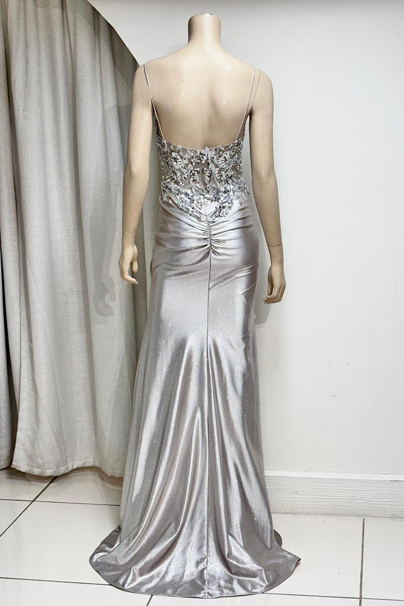 Fitted Bustier Sequin Formal