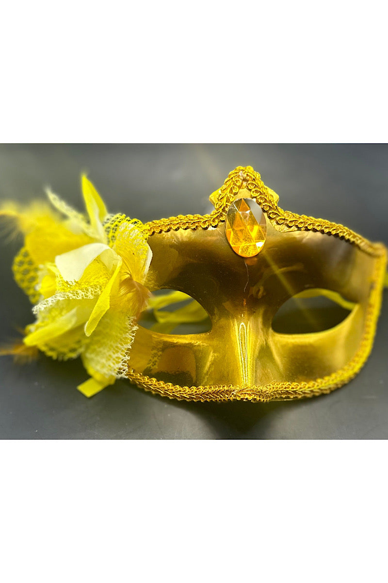 Gold Flower Mask