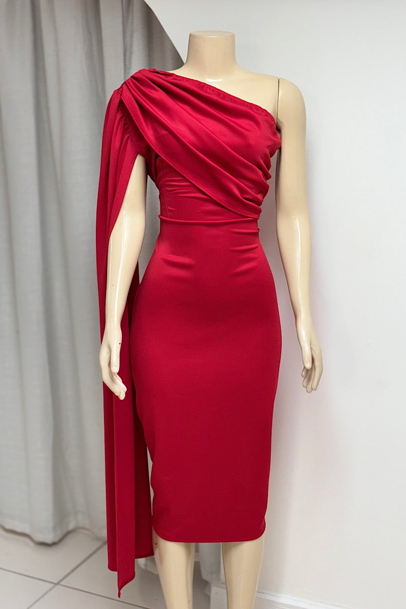 Draped Curvy Dress