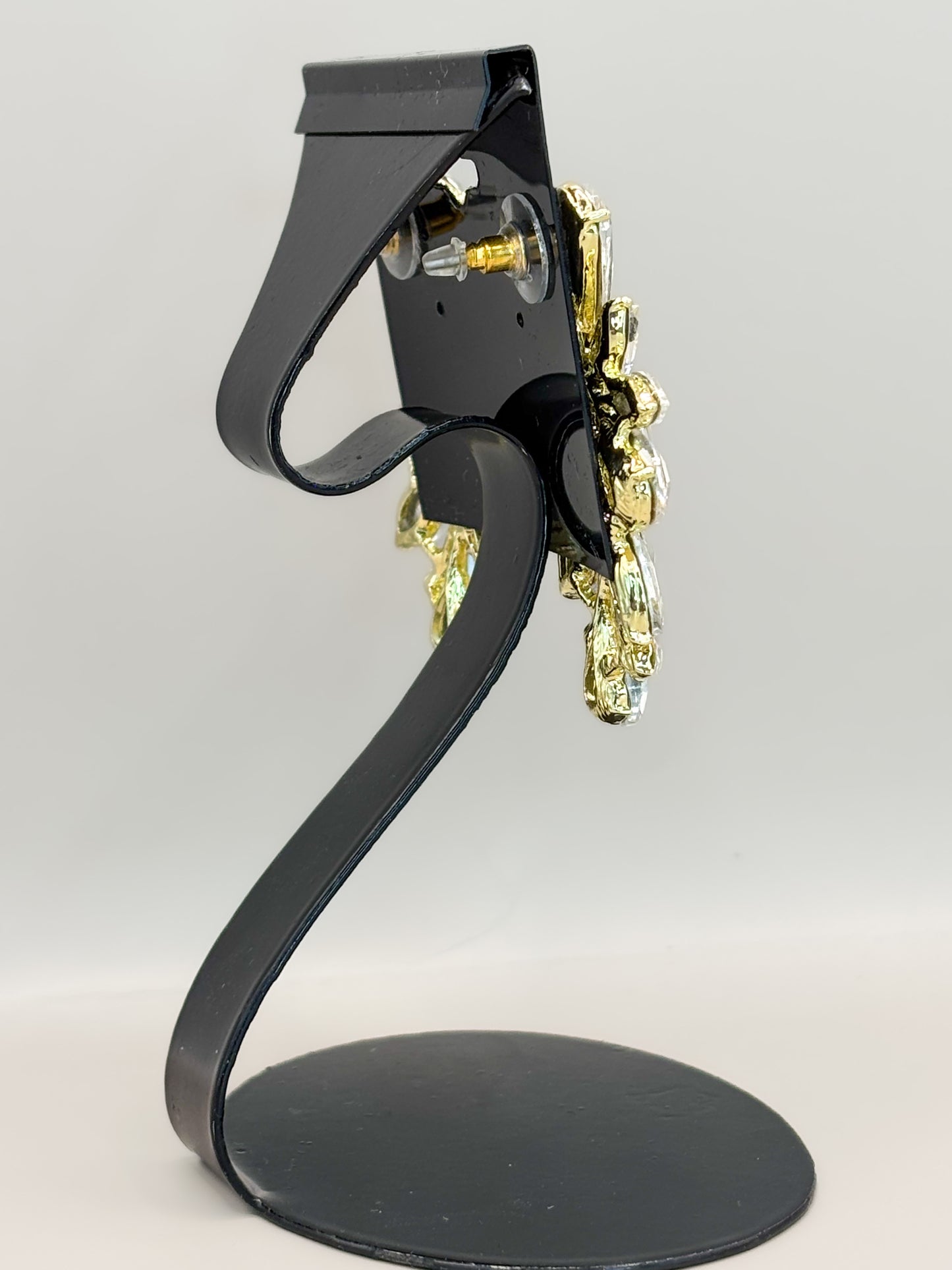 Earring- Gold/Clear Collection