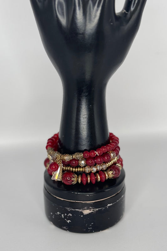 Bracelet Set- Red Collection 1