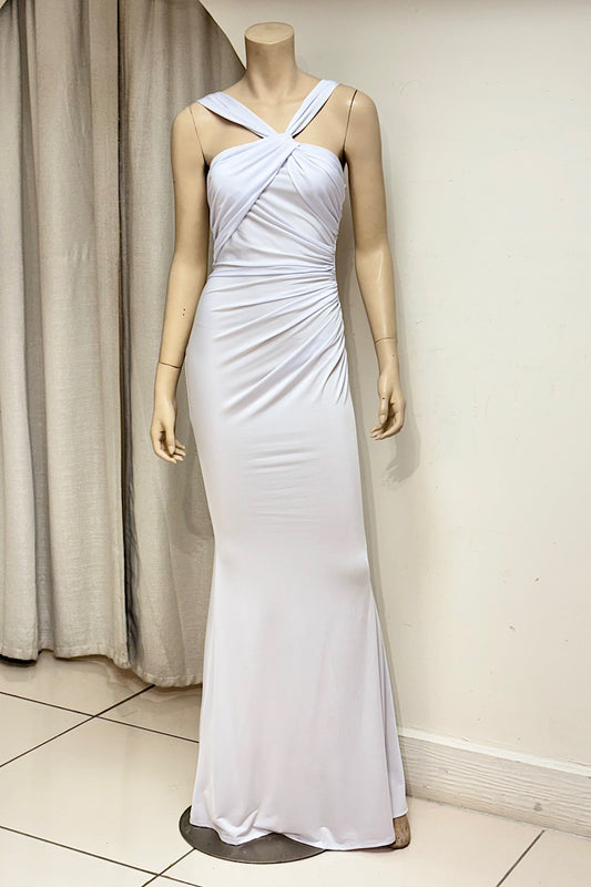 Halter Silky Fitted Dress