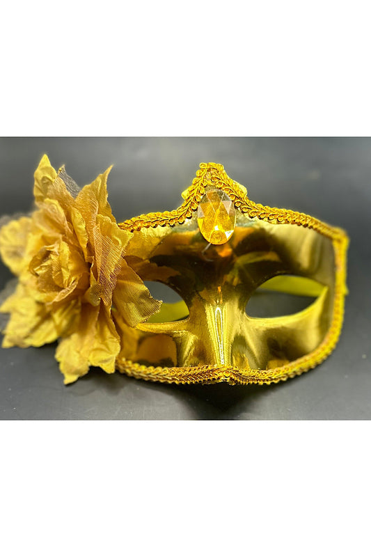 Gold Flower Mask