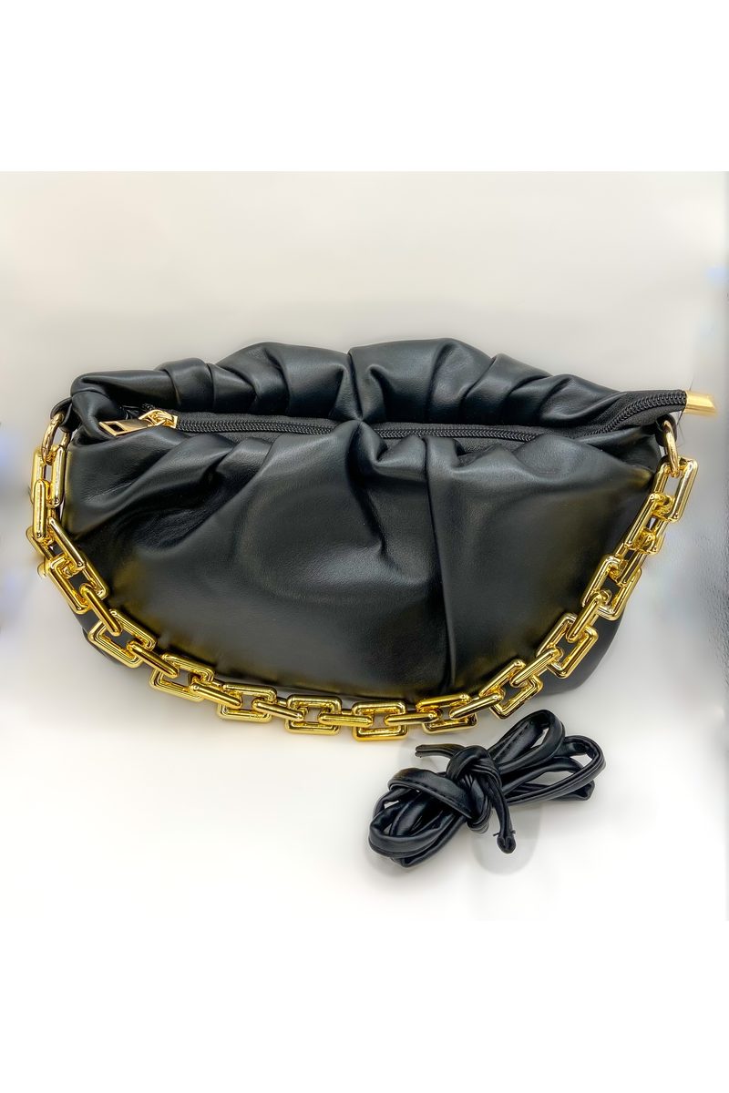 Chain Linked Puff Hand Bag