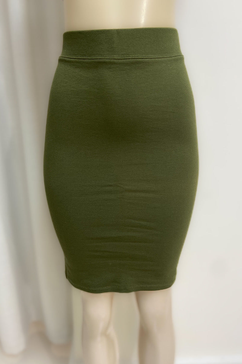 Fitted Pencil Skirt