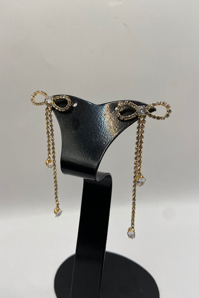 Earring- Gold Clear Collection 19
