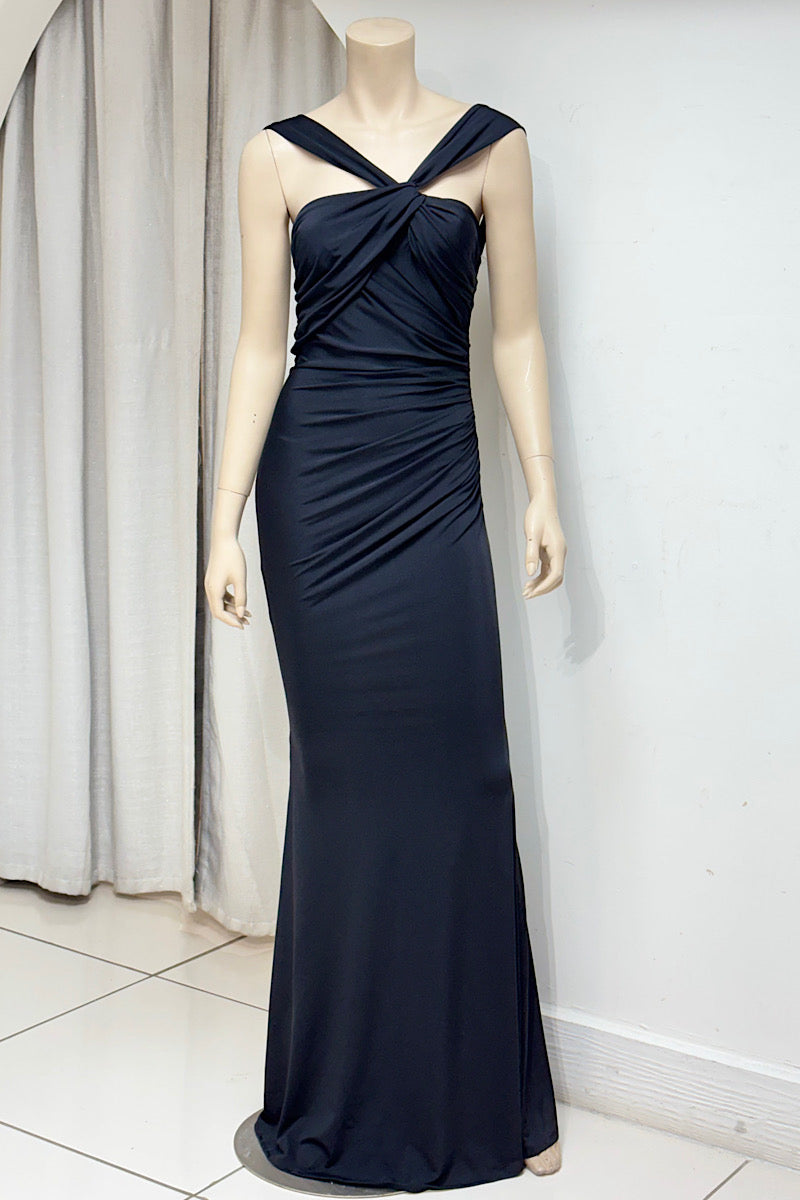 Halter Silky Fitted Dress