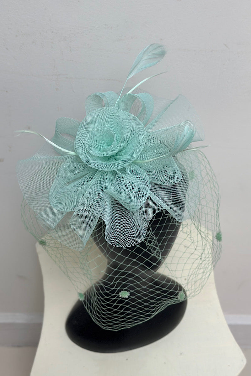 Rosette Pom-Pom Fascinator