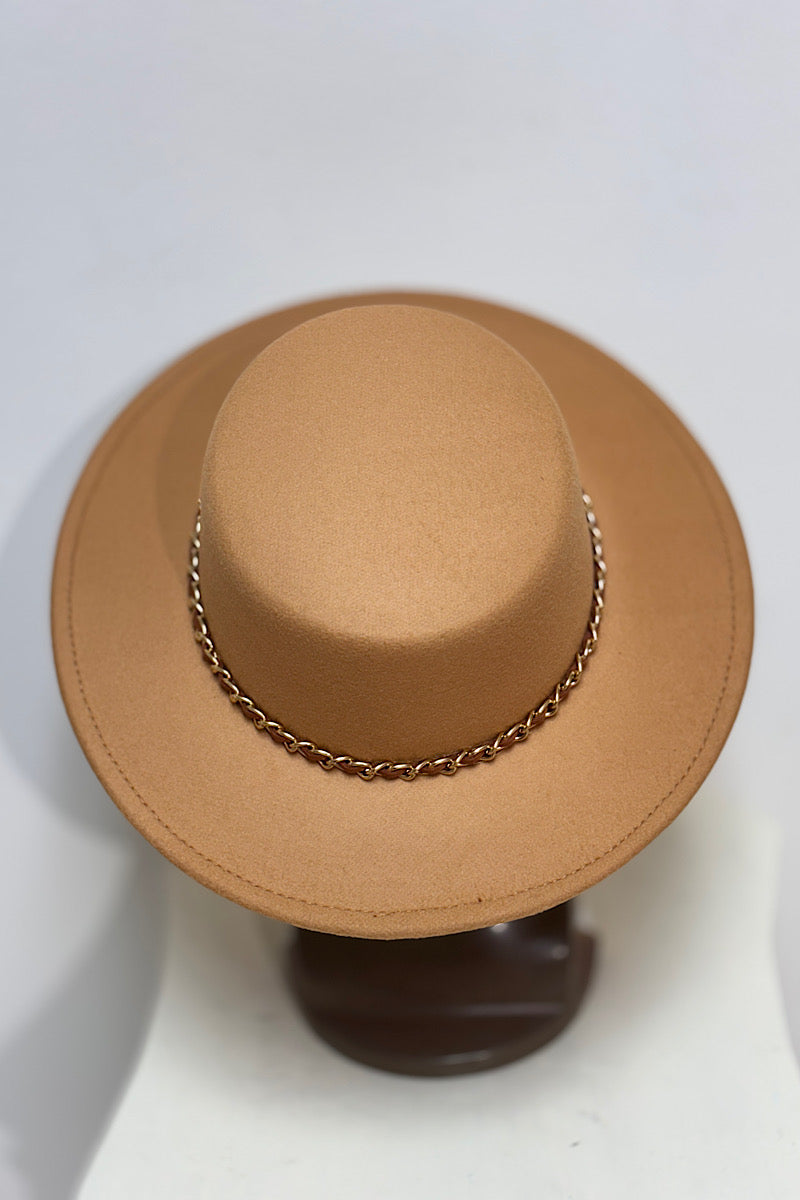 Gold Belted Chain Hat