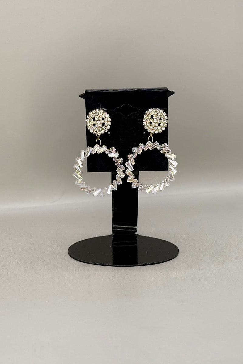 Earring- Gold Clear Collection