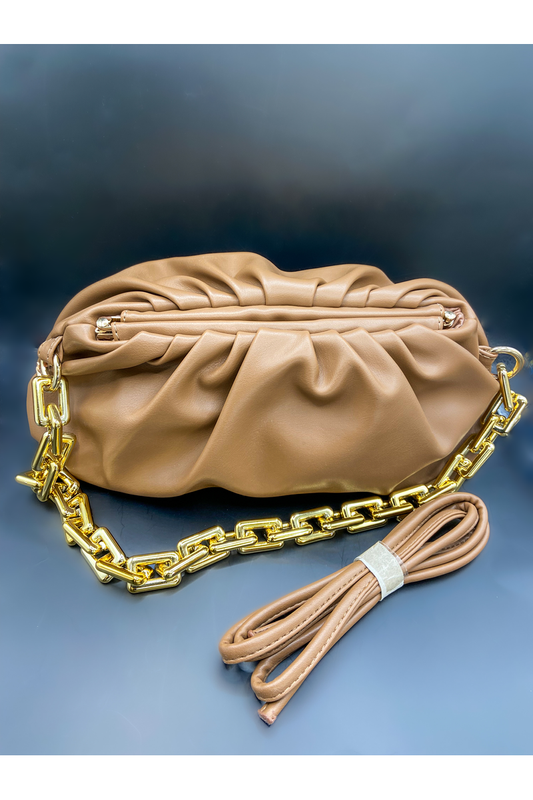 Chain Linked Puff Hand Bag
