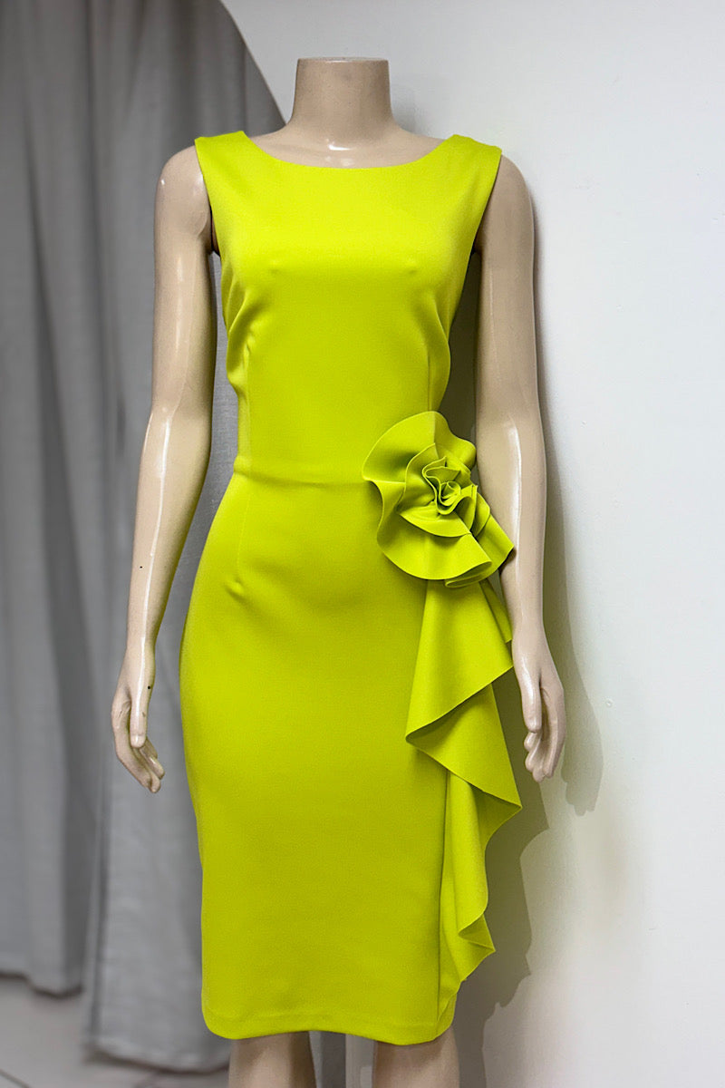 3D Flower A-Line Dress