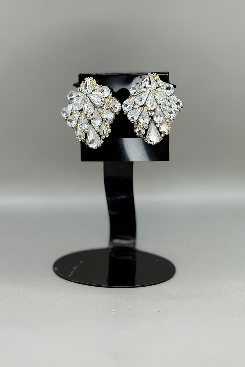 Earring- Gold Clear Collection