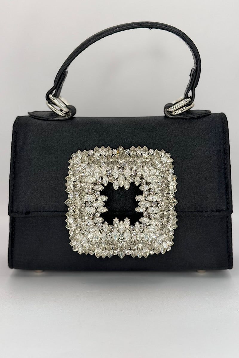 Cluster Rhinestone Hand Bag