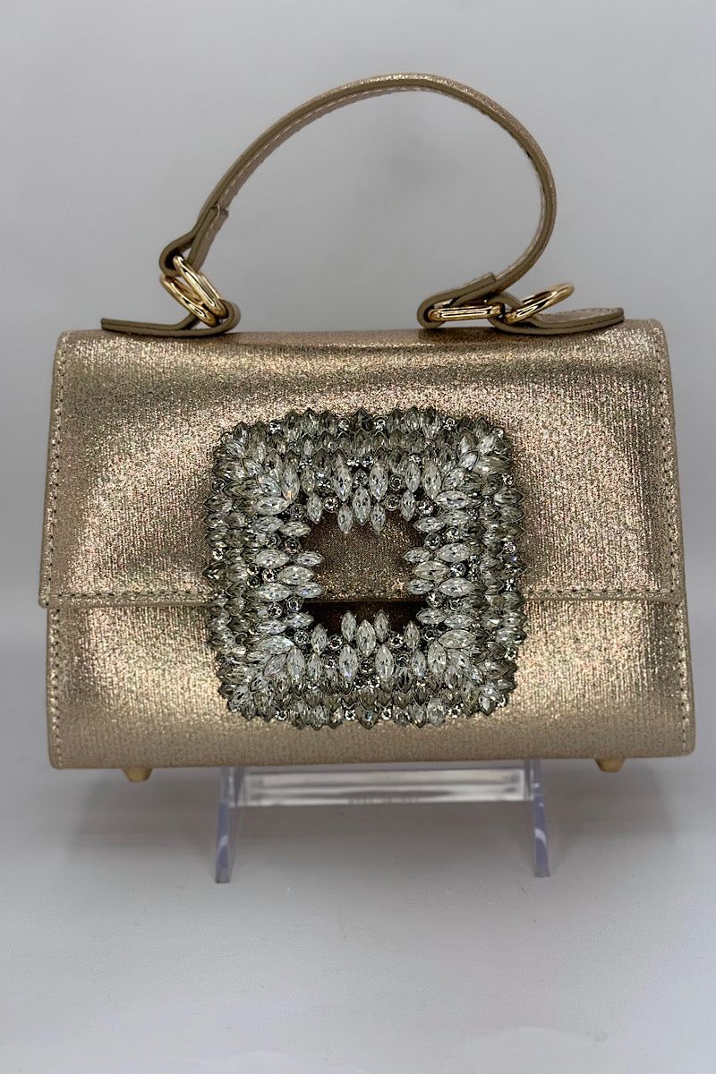 Cluster Rhinestone Hand Bag