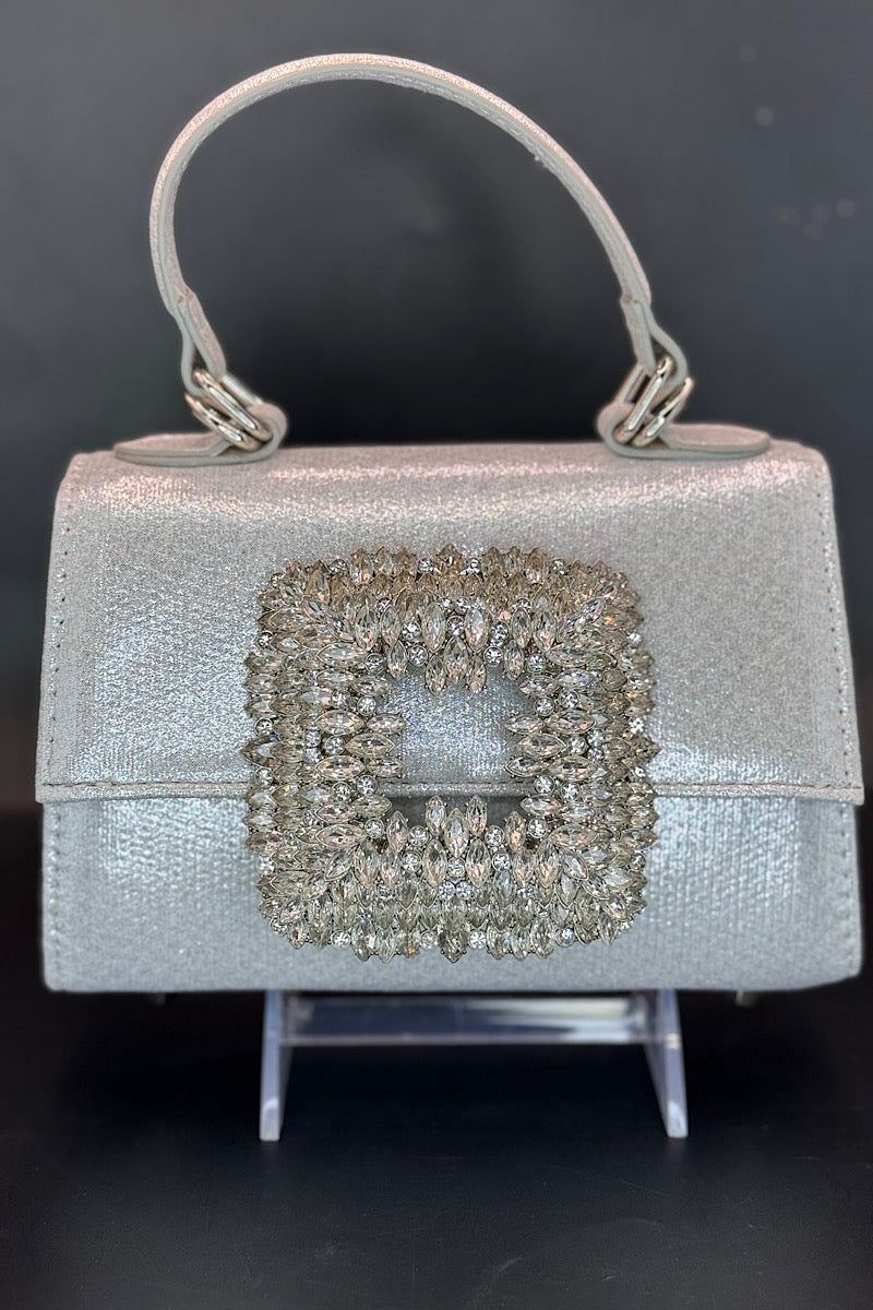 Cluster Rhinestone Hand Bag