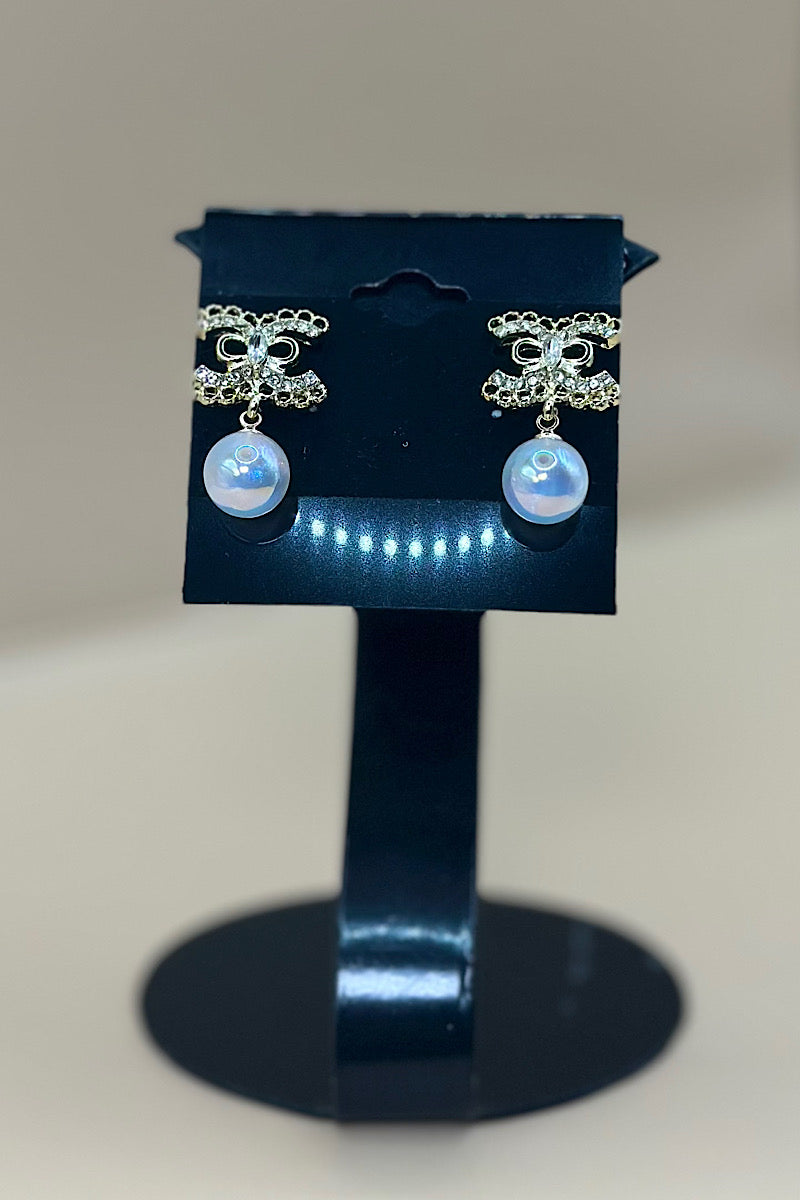 Earring- Gold Iridescent Collection