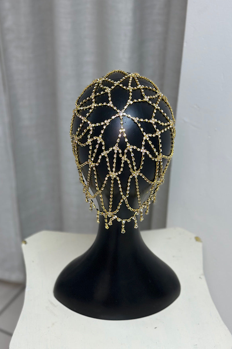 Rhinestone Hair Chain