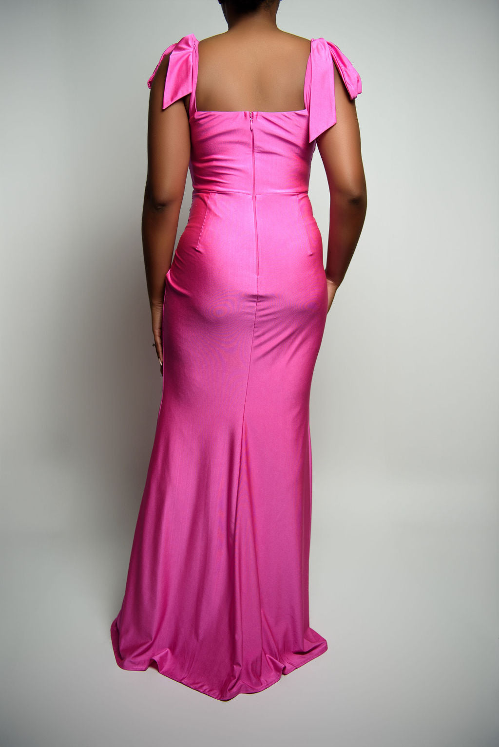 Pink Corset Formal Dress