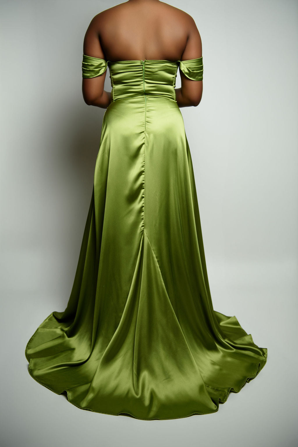 Off The Shoulder Satin Formal