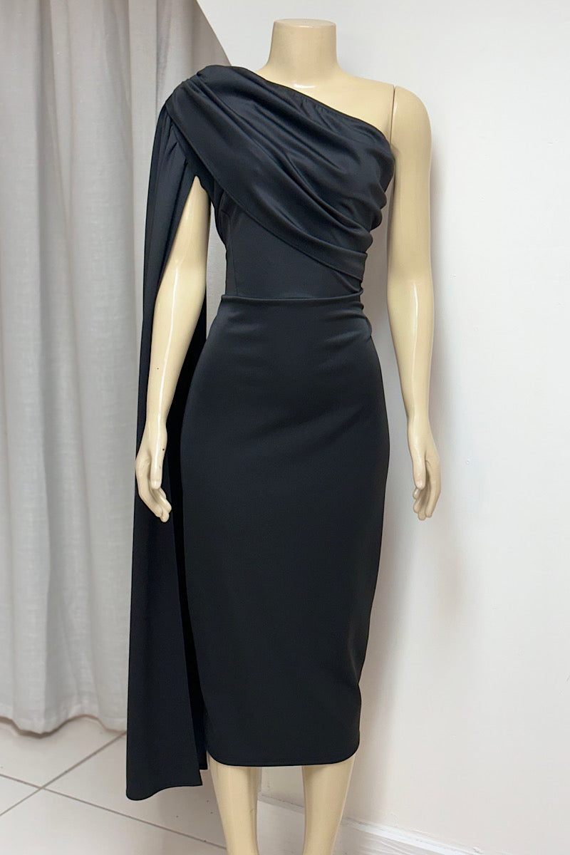 Draped Curvy Dress