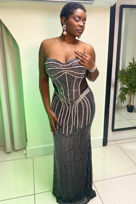 Diamond Encrusted Corset Formal