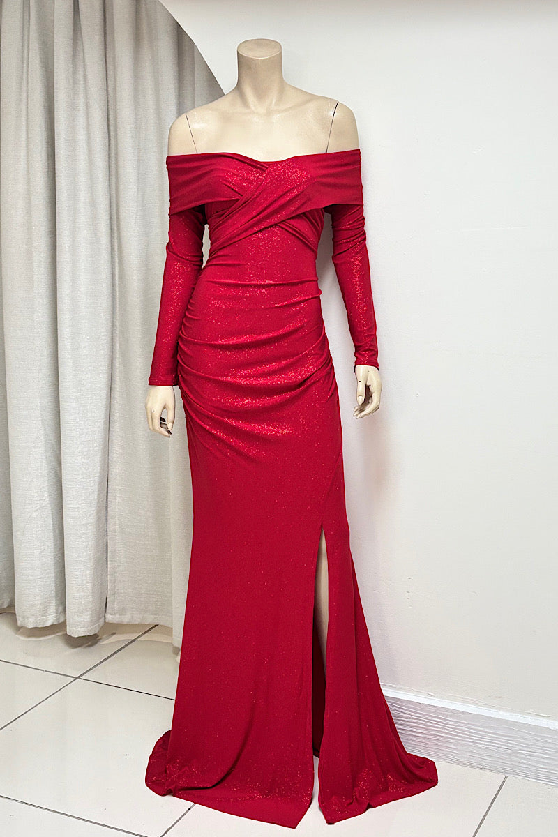 Shimmer Criss Cross Formal