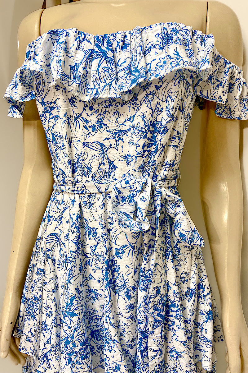 Floral Flounce Summer Dress