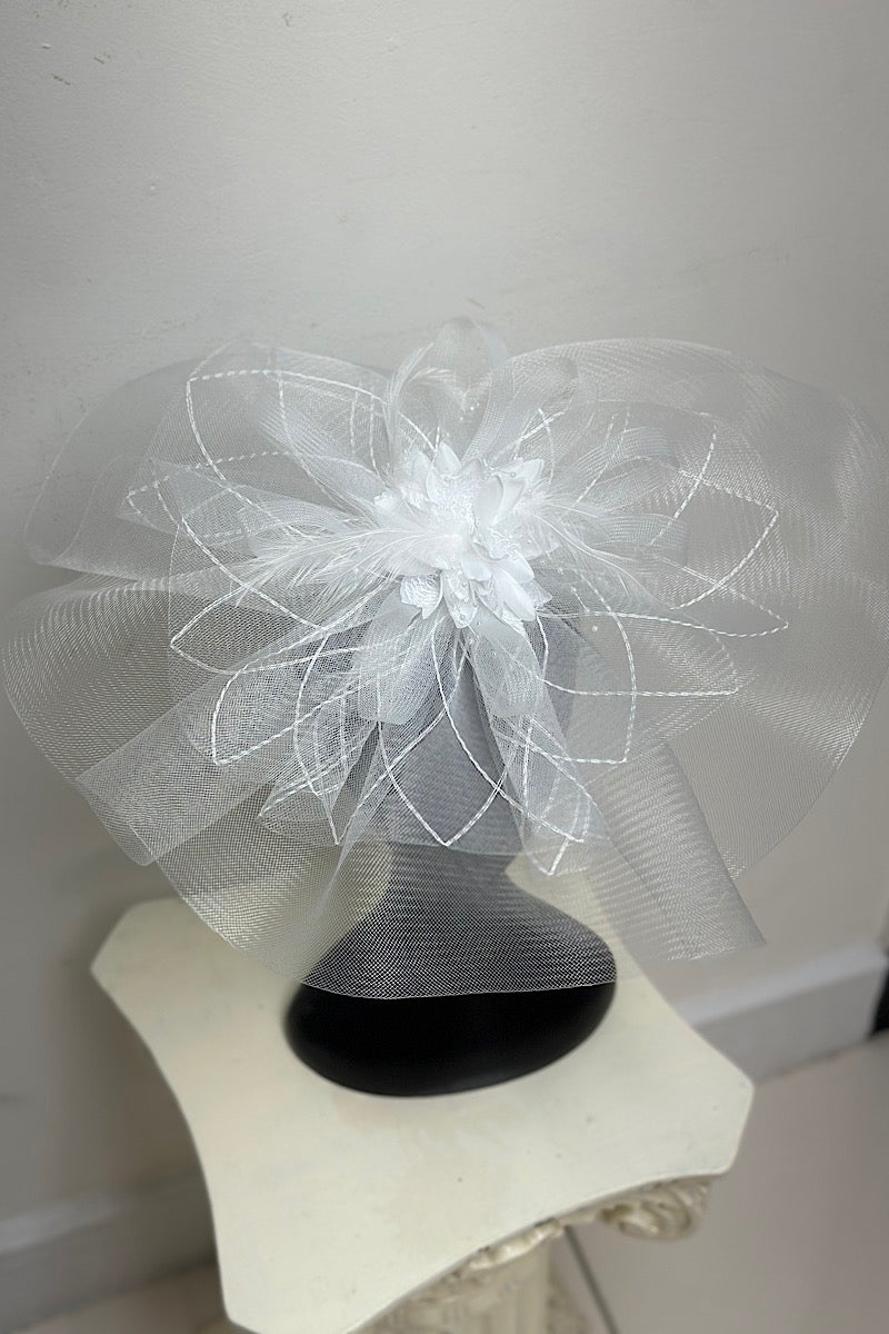 Beaded Flower Detail Fascinator