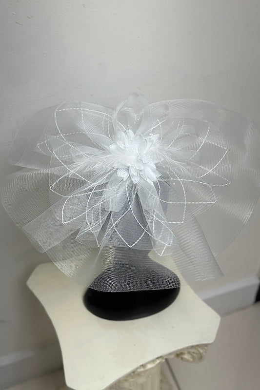 Beaded Flower Detail Fascinator