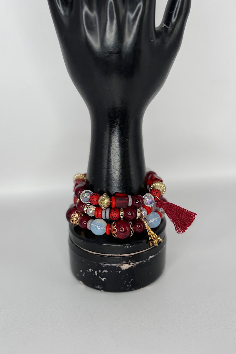 Bracelet Set- Red Collection 3