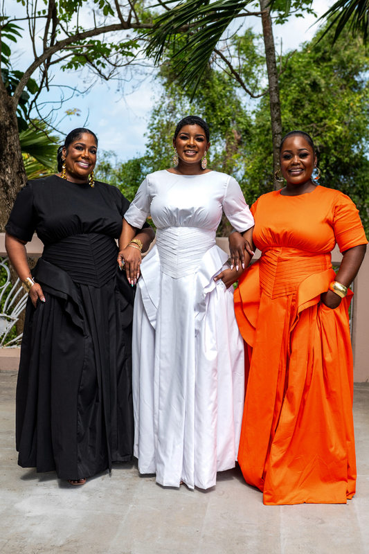 Pleated Detail Tea Cup Maxi Dress